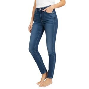 J.Crew Dry Den Blue Wash Curvy Toothpick Jeans, US24